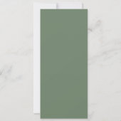 Groene verfstaal Kaart Housewarming Party Invite (Achterkant)