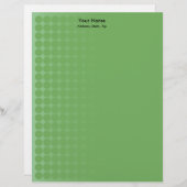 Groene verloopgebieden briefhoofd sjabloon (Voorkant / Achterkant)