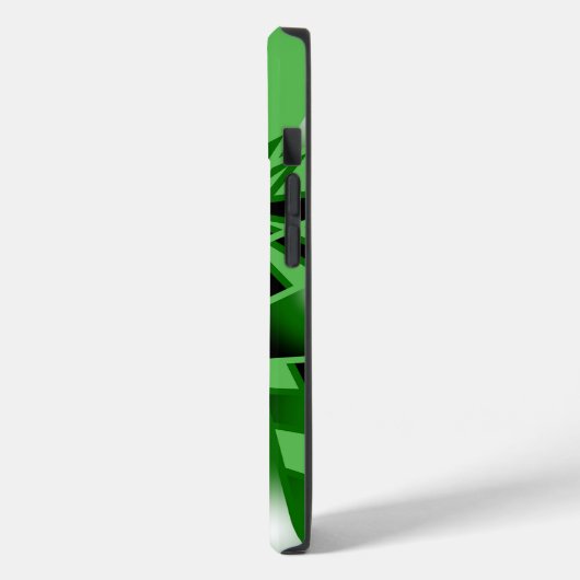 Groene verloopkleur Vulling Kunstperspectieftekeni Case-Mate iPhone Case (Achterkant / Links)