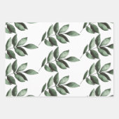 Groene vertakkingen Papieren vellen verpakken (Voorkant 2)