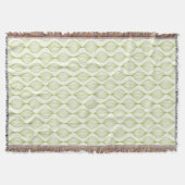 Groene verticale ogeenpatroonachtergrond deken (Voorkant)