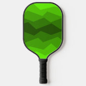 Groene vervaging pickleball paddle (Voorkant)
