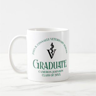Groene Veterinaire School Afstuderen Custom Koffiemok