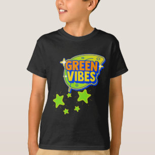 Groene Vibes Wereld Milieudag Save The Earth T T-shirt