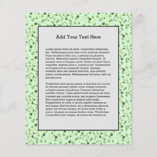 Groene vier lederen kleppen St Patricks Day Flyer