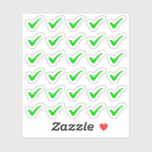Groene Vinkjes Takenlijst Gereed Tracker Planner  Sticker