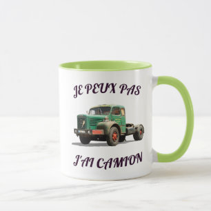Groene Vintage Truck – Retro Truck Illustratie Mok