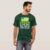 Groene vlag t-shirt (Voorkant volledig)