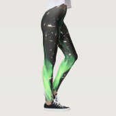 Groene vlam leggings (Rechts)