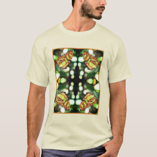 Groene vlinder Posing Abstract T-shirt