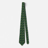 Groene Vlinders Stropdas (Voorkant)