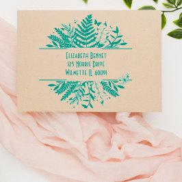 Groene vlinders zelfinktende stempel