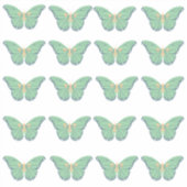 Groene vlindervignet : knip uit en gebruik hem sticker (Voorkant)