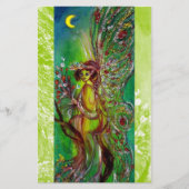 GROENE VLUCHTIGE BEDRIJFSSTROMEN IN MOONLIGHT Fant Briefpapier (Voorkant)