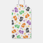 Groene Voetafdruk Heks Cauldron Baby Making Potion Cadeaulabel (Achterkant)