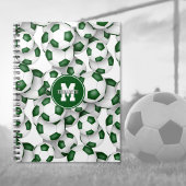 groene voetbalpatroon kinder sport notitieboek