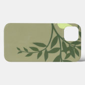 Groene vogel op Groene Tak Case-Mate iPhone Case (Achterkant (horizontaal))