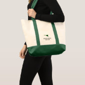 groene vogel, REDUCE. REUSE. RECYCLEN. Tote Bag (Voorkant (product))