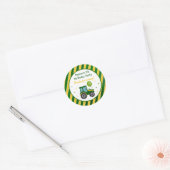 Groene vogelfeestdag voor Stickers (Envelop)