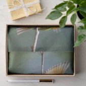 Groene Vogels Frolic in de Bomen Foto Tissuepapier (Geschenk)