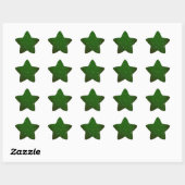 Groene vonk ster sticker (Vel)
