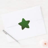 Groene vonk ster sticker (Envelop)
