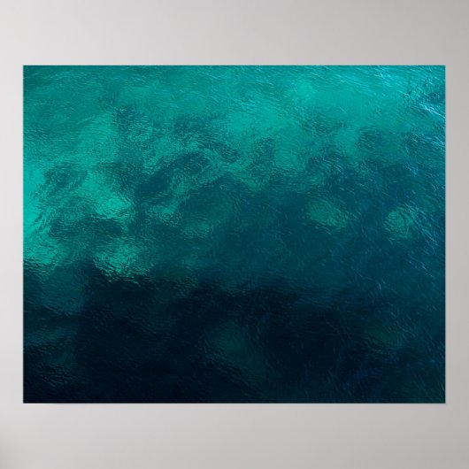 Groene voorgevormde glazen textuur poster (Voorkant)