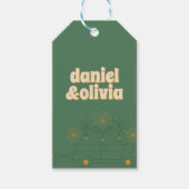 Groene Vosvos Minimal Wedding Cadeaulabel (Voorkant)