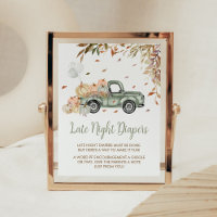 Groene Vrachtwagen Pompoen Late Night Luiers Baby