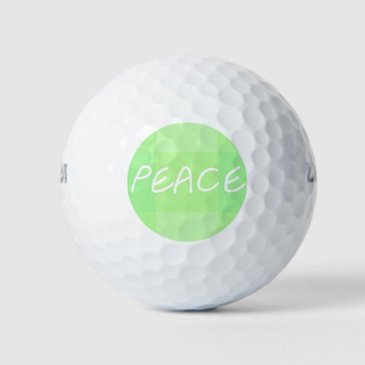 Groene vrede golfballen (Voorkant)
