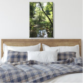 "Groene vrede", Muir Bossen Canvas Afdruk (Insitu (Slaapkamer))