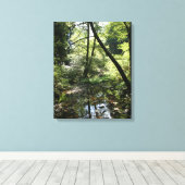 "Groene vrede", Muir Bossen Canvas Afdruk (Insitu (Houten vloer))