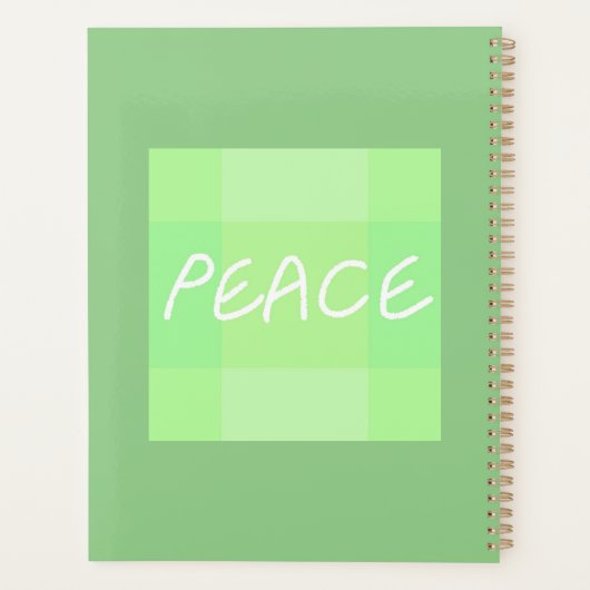 Groene vrede planner (Achterkant)