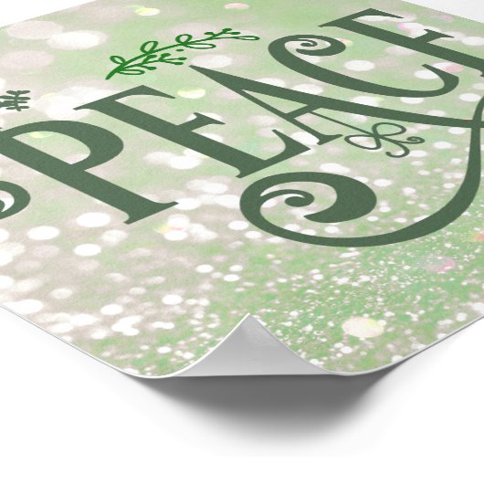 Groene vrede schetsen poster (Hoek)