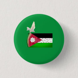 Groene Vrije Palestina Watermeloen Design Ronde Button 3,2 Cm