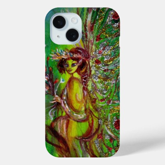 GROENE VRIJHEID MET GOUDE SPARKELS IN MOONLIGHT Case-Mate iPhone CASE (Achterkant)