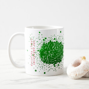 Groene vrolijk kerstfeest VACATIEHERINNERING Koffiemok