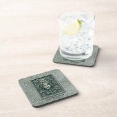 Groene vrouw - Stone Bier Onderzetter (Rechterzijde)