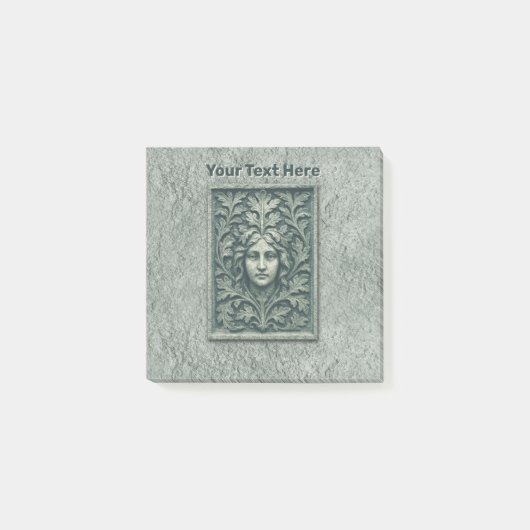 Groene vrouw - Stone Post-it® Notes (Voorkant)