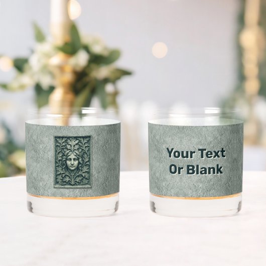 Groene vrouw - Stone Whisky Glas (Insitu (Huwelijk))