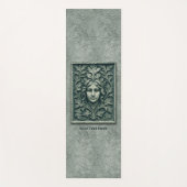 Groene vrouw - Stone Yogamat (Voorkant)