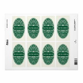 Groene waarheid serum Halloween potion label (Full Sheet)