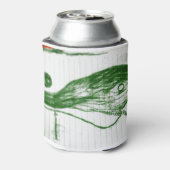 groene walvis blikjeskoeler (Blikje Achterkant)