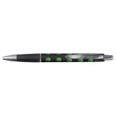 Groene wandelbalpen op zwart, pen (Achterkant)