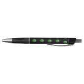 Groene wandelbalpen op zwart, pen (Bodem)