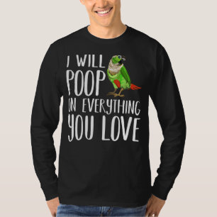 Groene Wang Conure Mannen Vrouwen Kinder Papegaai T-shirt