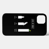 Groene Wang Conure Niveau van Crazy Conure Case-Mate iPhone Case (Achterkant (horizontaal))