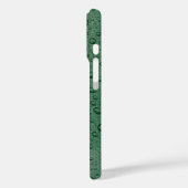 Groene waterdruppels Case-Mate iPhone case (Achterkant / Links)
