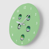 Groene waterdruppels, waterkunst grote klok (Hoek)