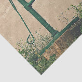 groene waterpomp Foto Tissuepapier (Detail)